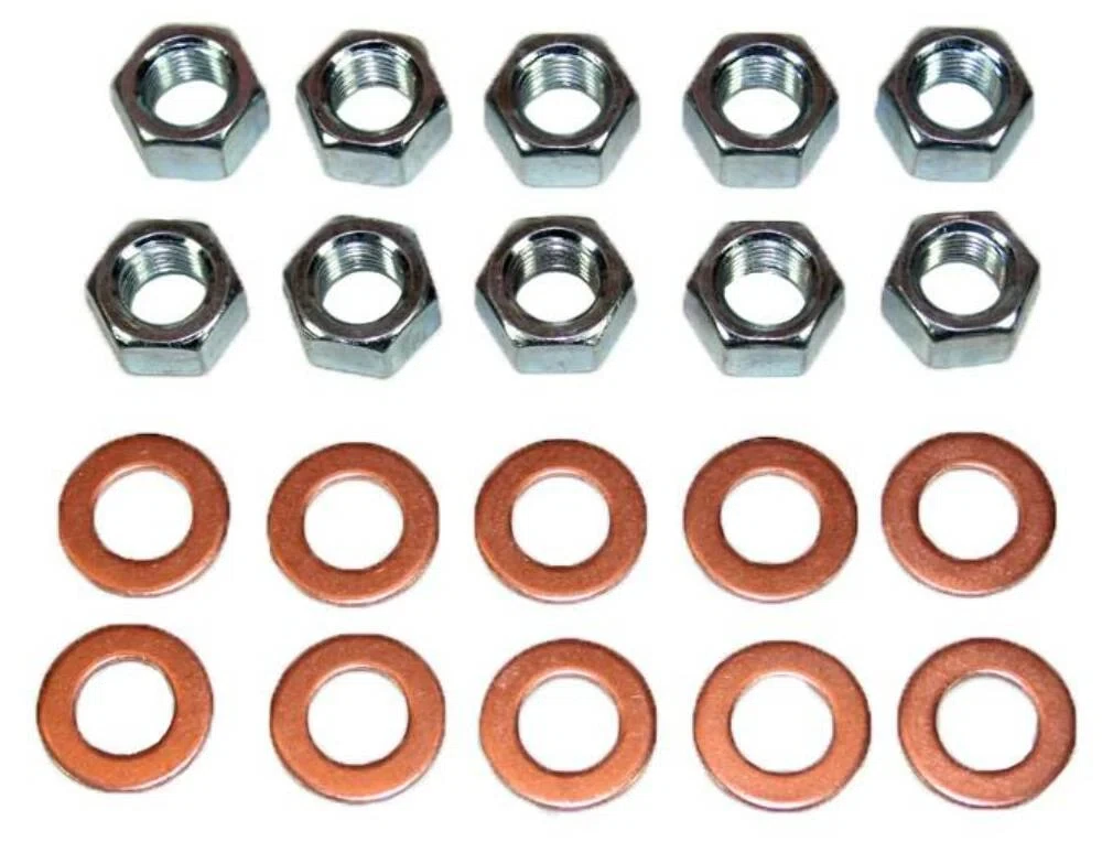Fits 1955 - 64 Chevrolet Full Size and 1953-62 Corvette Rear End Housing Washer & Nut Kit HNK001